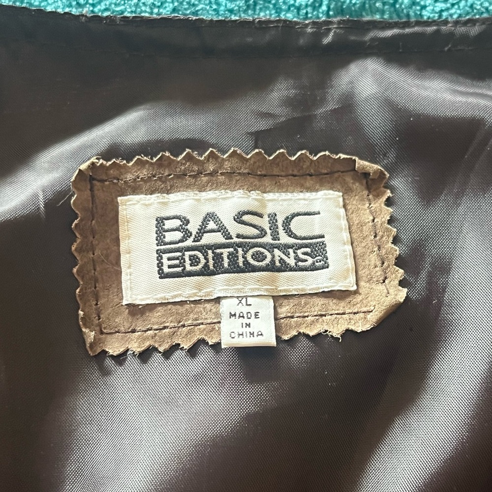 Basic Editions Leather Vest - image 3